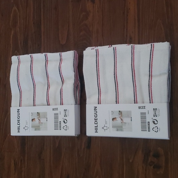 IKEA 100% Cotton Set of 2 Aprons - Picture 2 of 13